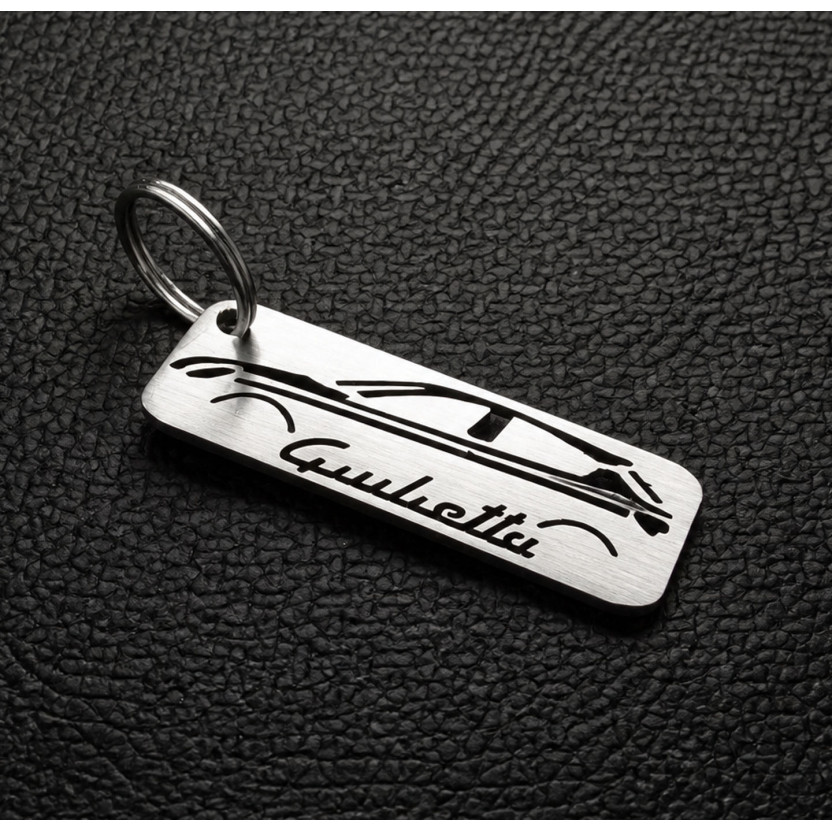 Alfa Romeo Giulietta Keyring – Car Outline Stainless Steel | Inox Drive