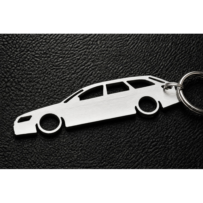 Audi A6 C6 Avant Side Profile Keyring – Stainless Steel | Inox Drive