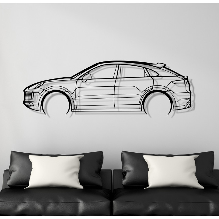 Alfa Romeo Giulia Wanddeko | Stahl Auto Wandkunst
