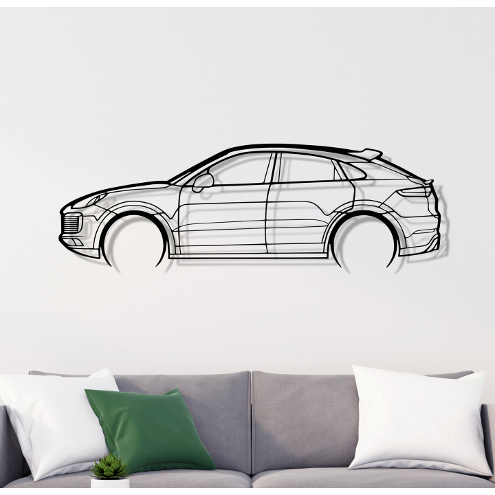 Alfa Romeo Giulia Wall Decor – Steel Car Wall Art