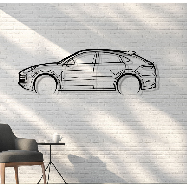 Alfa Romeo Giulia Wanddeko | Stahl Auto Wandkunst