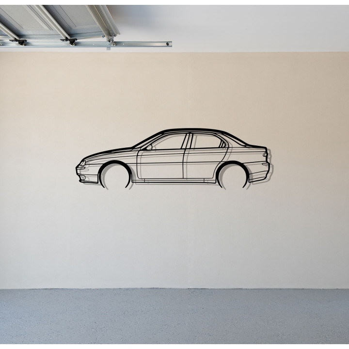 Alfa Romeo 159 Wall Decor – Steel Car Wall Art