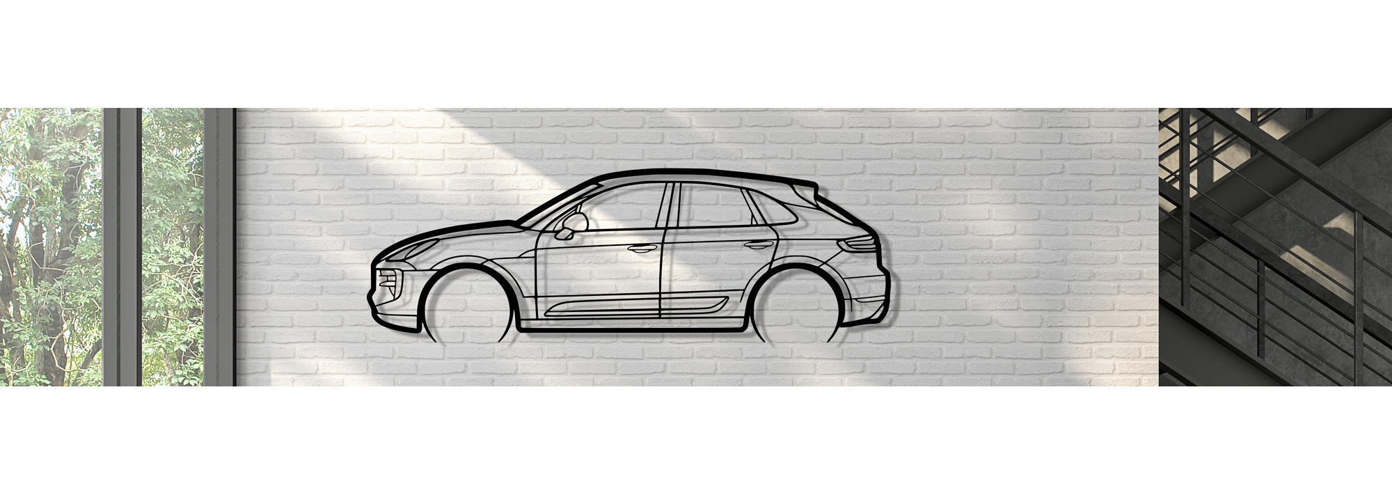 Wanddekorationen aus Stahl | Metall-Wandkunst für Autos